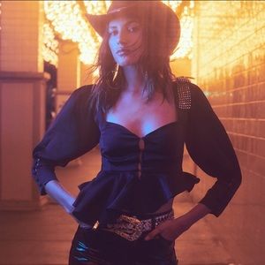 For Love & Lemons After dark top size M